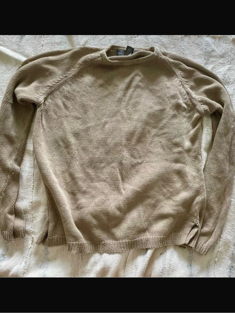Banana Republic Men's Crewneck Sweater - Taupe